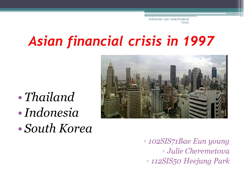 Asian crisis
